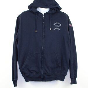 Paul & Shark Boating Yachting Blue Zip Hoodie (2XL)